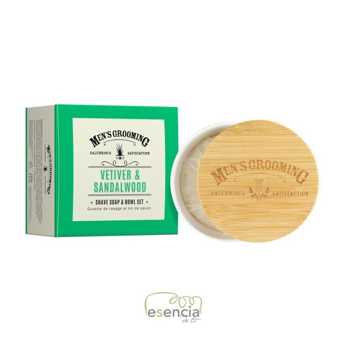 MEN'S GROOMING VETIVER JABON AFEITAR SET